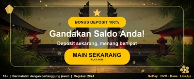 Bonus Member Baru 100% banner